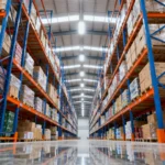 Porta palete para distribuidoras em Ribeirão Preto com paletes organizados em múltiplos níveis
