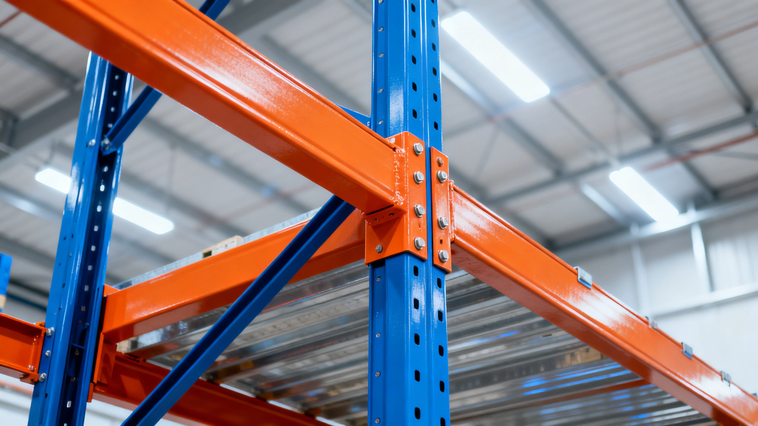 Porta palete seminovo de alta capacidade da Caparroti Armazenagem em Ribeirão Preto